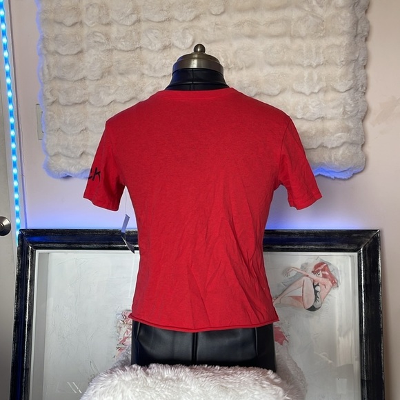 Disney Kids Red Mickey Mouse T-Shirt - Picture 4 of 7